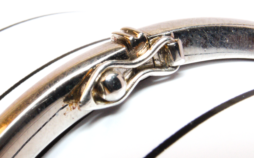 18ct Yellow & White Gold Bracelet - 0.19ct - 6¹/² In  - 16.56 g