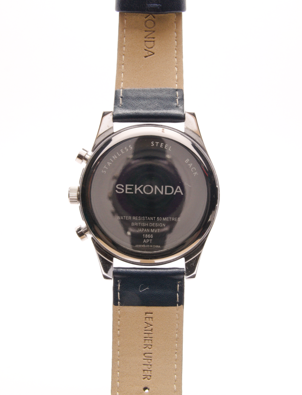 Sekonda 44mm Gents Dual Time Watch 1866