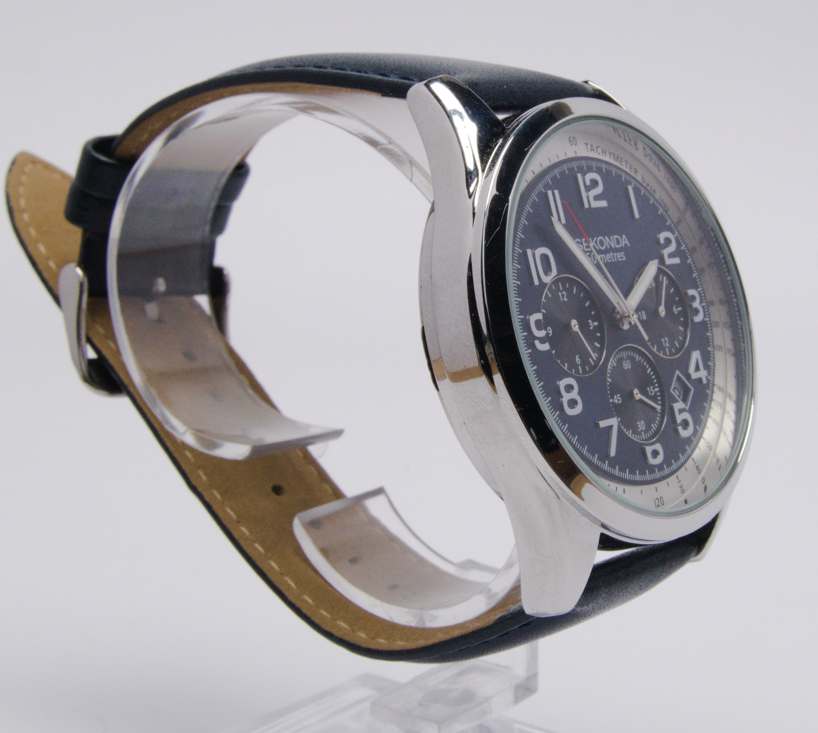 Sekonda 44mm Gents Dual Time Watch 1866