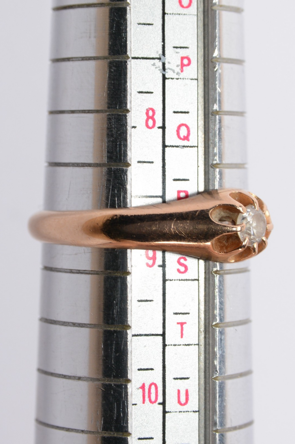 18ct Yellow Gold & Goshanite Ring - Size R¹/² - 4.03g