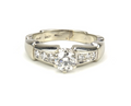18ct White Gold & Diamond Ring - Size O - 0.70ct - 6.61g