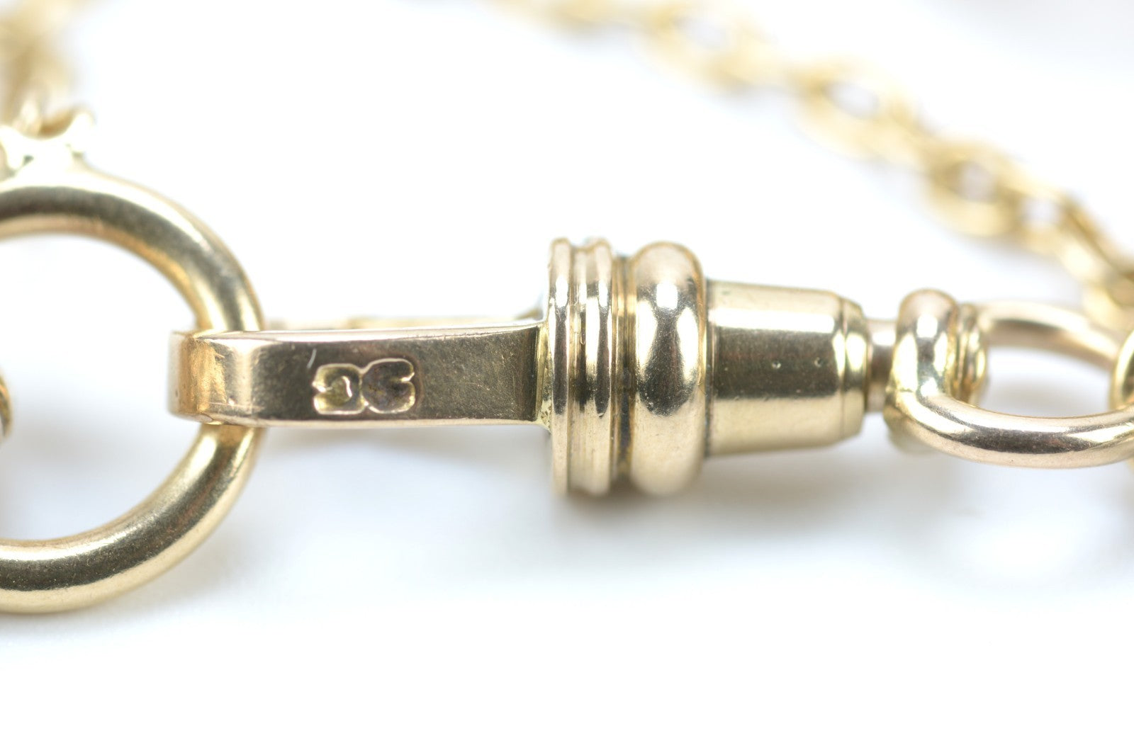 9ct Yellow Gold Curb Link Padlock Bracelet – 7&1/4" – 60.25g