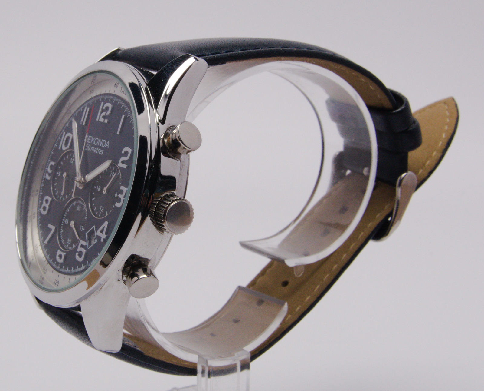 Sekonda 44mm Gents Dual Time Watch 1866