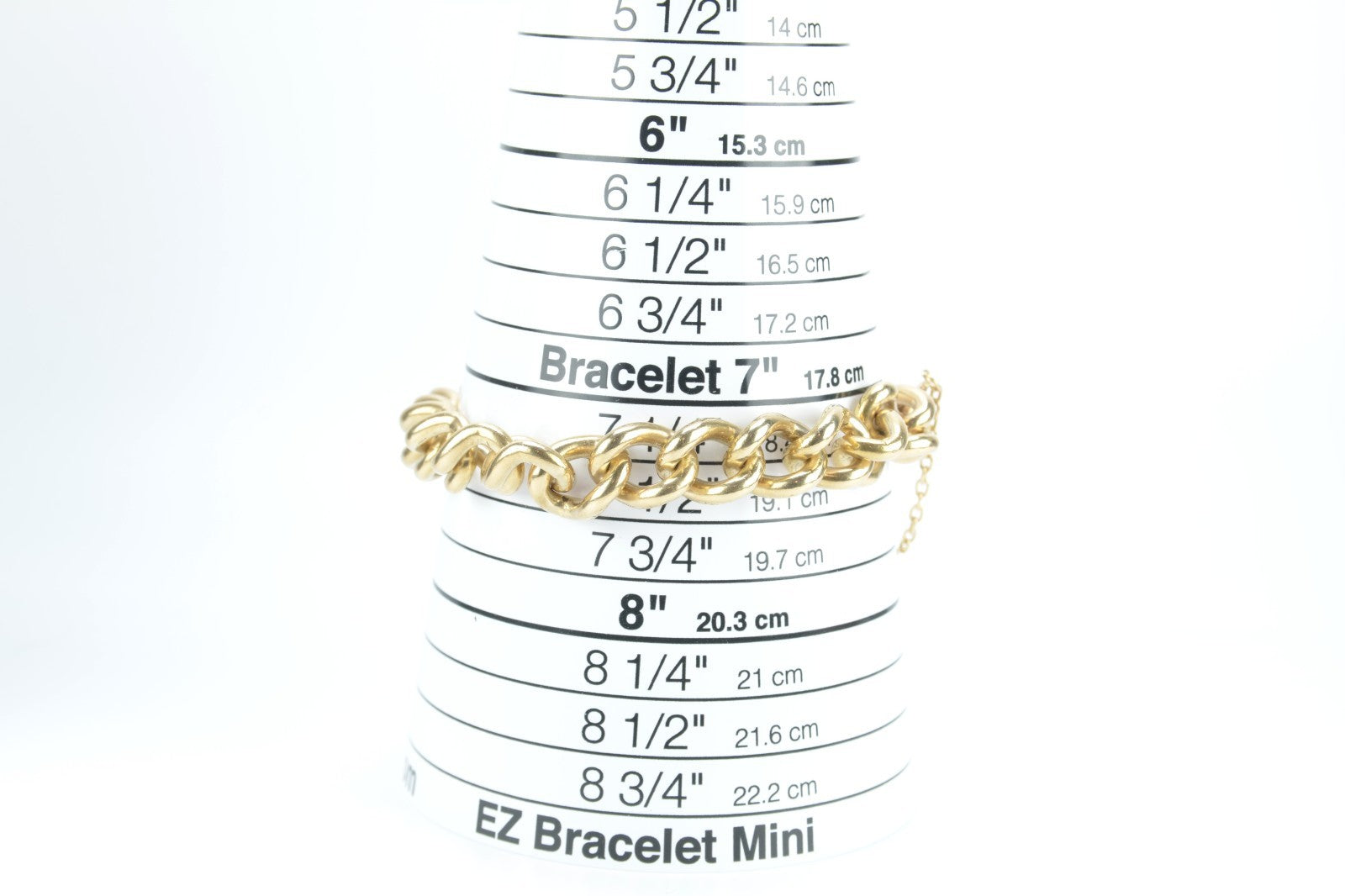 9ct Yellow Gold Curb Link Padlock Bracelet – 7&1/4" – 60.25g