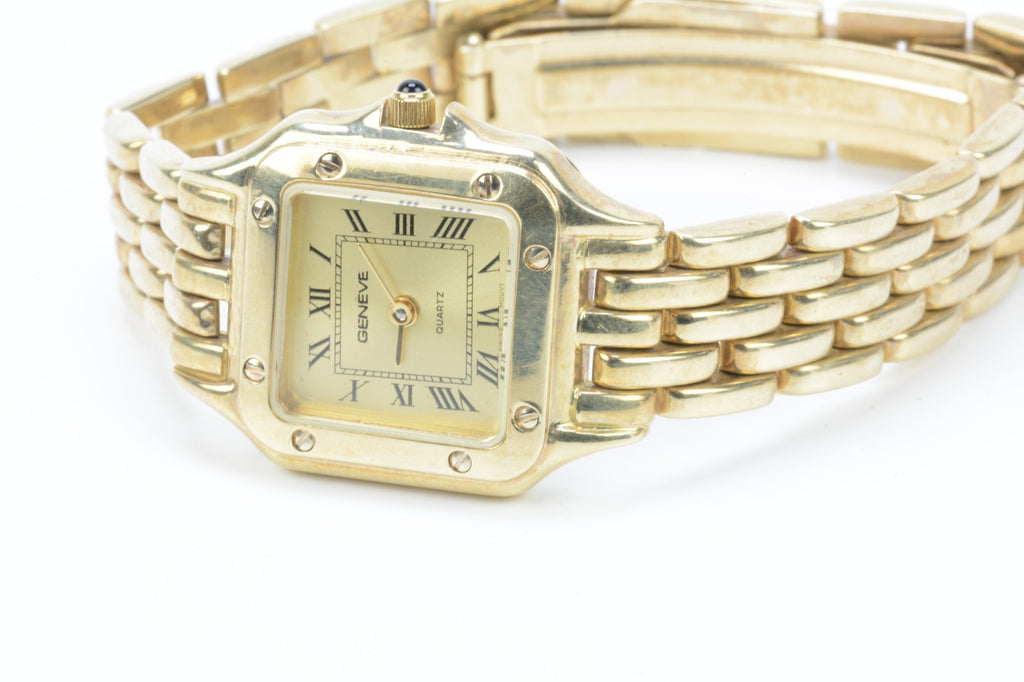 2004 Geneve 9ct Yellow Gold Ladies Watch 22mm