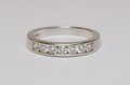 950 Platinum Diamond Ring - 0.35ct Total - Size L - 4.49g