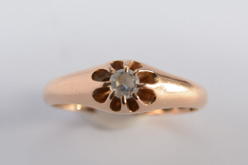 18ct Yellow Gold & Goshanite Ring - Size R¹/² - 4.03g